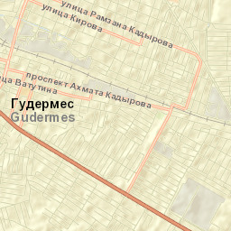Gudermes Street Map