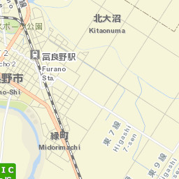 Shimo-furano Street Map