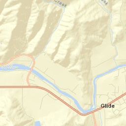 Glide Street Map