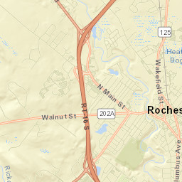 Rochester Street Map