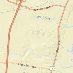 Wells Beach Station Street Map