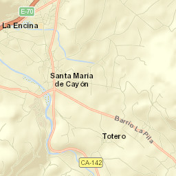 Santa María de Cayón Street Map