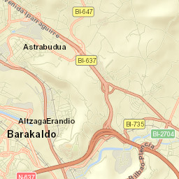 Barakaldo Street Map