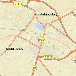 Castelnaudary Street Map