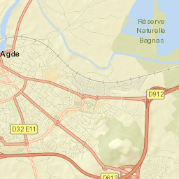 Agde Street Map