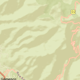 Gémenos Street Map