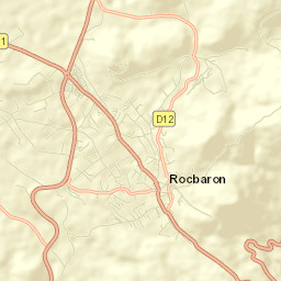Rocbaron Street Map