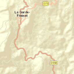 La Garde-Freinet Street Map
