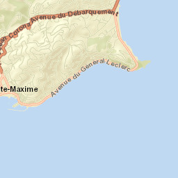 Sainte-Maxime Street Map