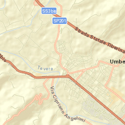 Umbertide Street Map