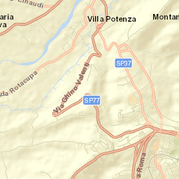 Villa Potenza Street Map