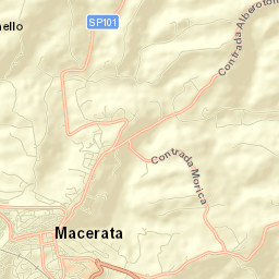 Macerata Street Map