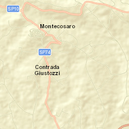 Montecosaro Street Map