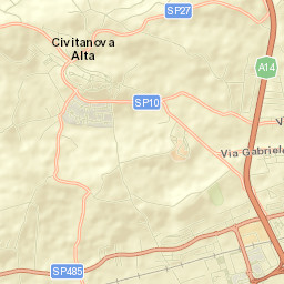 Civitanova Alta Street Map