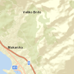 Grad Makarska Street Map