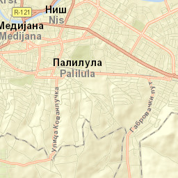 Nišava Street Map