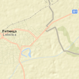 Letnitsa Street Map