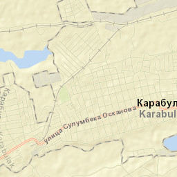 Karabulak Street Map