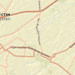 Turkestan Street Map