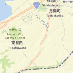 Nemuro Street Map