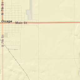Osage Street Map