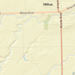 Hilton Street Map
