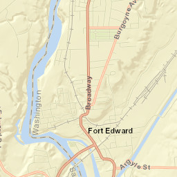 Fort Edward Street Map