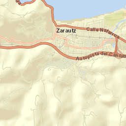 Zarautz Street Map
