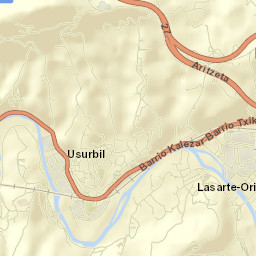 Usurbil Street Map