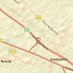Nousty Street Map