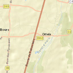 Orleix Street Map