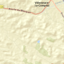 Villeneuve-la-Comptal Street Map