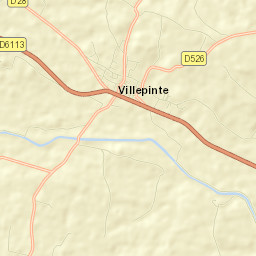 Villepinte Street Map
