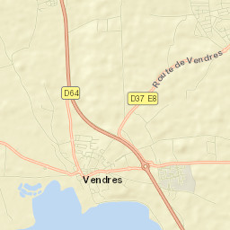 Vendres Street Map
