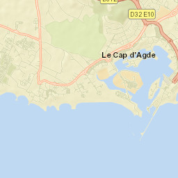 Le Cap d'Agde Street Map