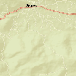 Signes Street Map