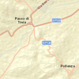 Pollenza Street Map