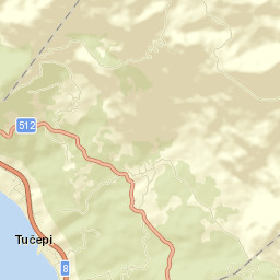 Tučepi Street Map