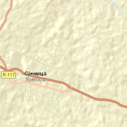 Sjenica Street Map
