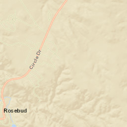 Rosebud Street Map
