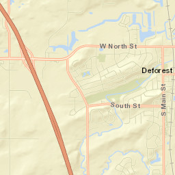 De Forest Street Map