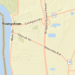 Youngstown Street Map