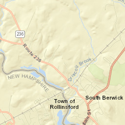 South Berwick Street Map