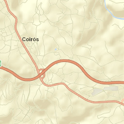 Coirós Street Map