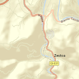 Zestoa Street Map
