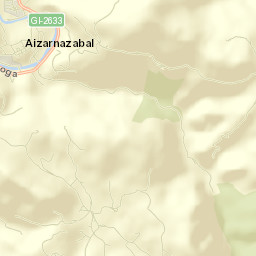 Aizarnazabal Street Map
