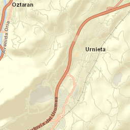 Urnieta Street Map