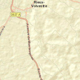Rieux-Volvestre Street Map