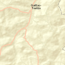 Gaillac-Toulza Street Map