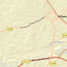 Villemoustaussou Street Map